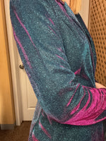 Load image into Gallery viewer, Iridescent Turqoise Blazer
