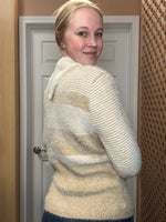 Load image into Gallery viewer, Fuzzy Lite Mustard Stripe
