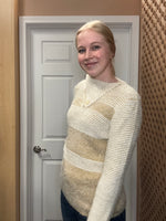 Load image into Gallery viewer, Fuzzy Lite Mustard Stripe
