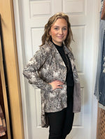 Load image into Gallery viewer, Suede Short Brown Leo Jacket
