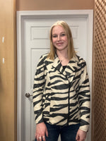 Load image into Gallery viewer, Short Zebra Jacket

