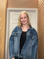 Load image into Gallery viewer, Denim Jacket with Studs
