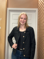 Load image into Gallery viewer, Black Denim Jacket
