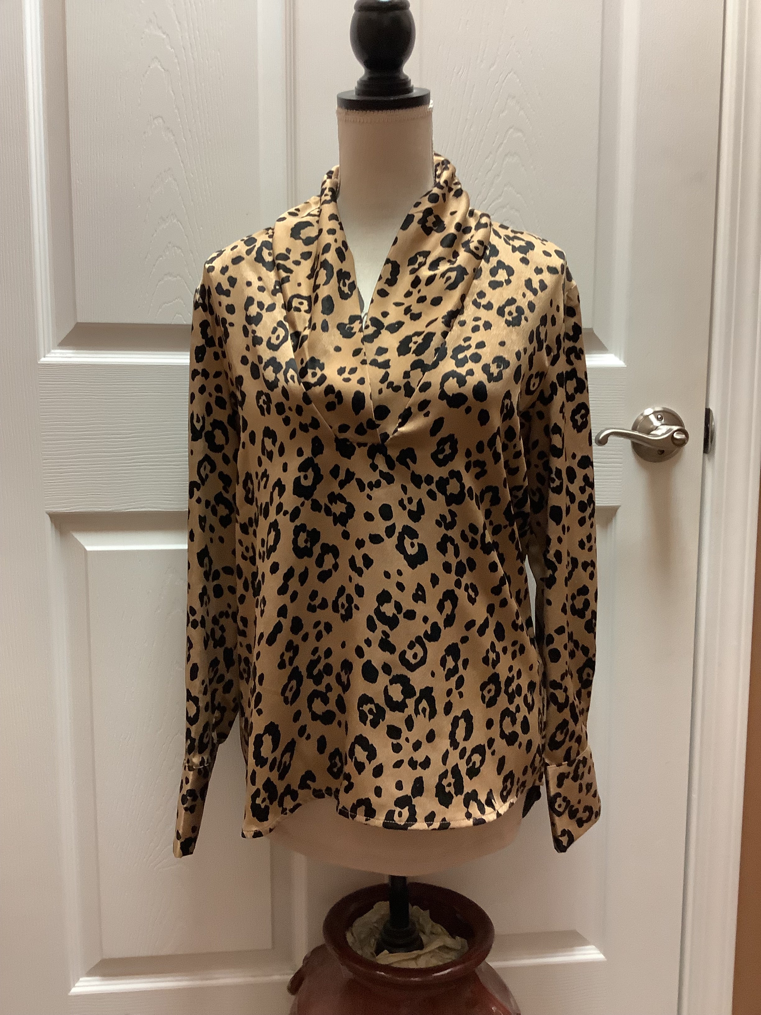 Blouse leopard print