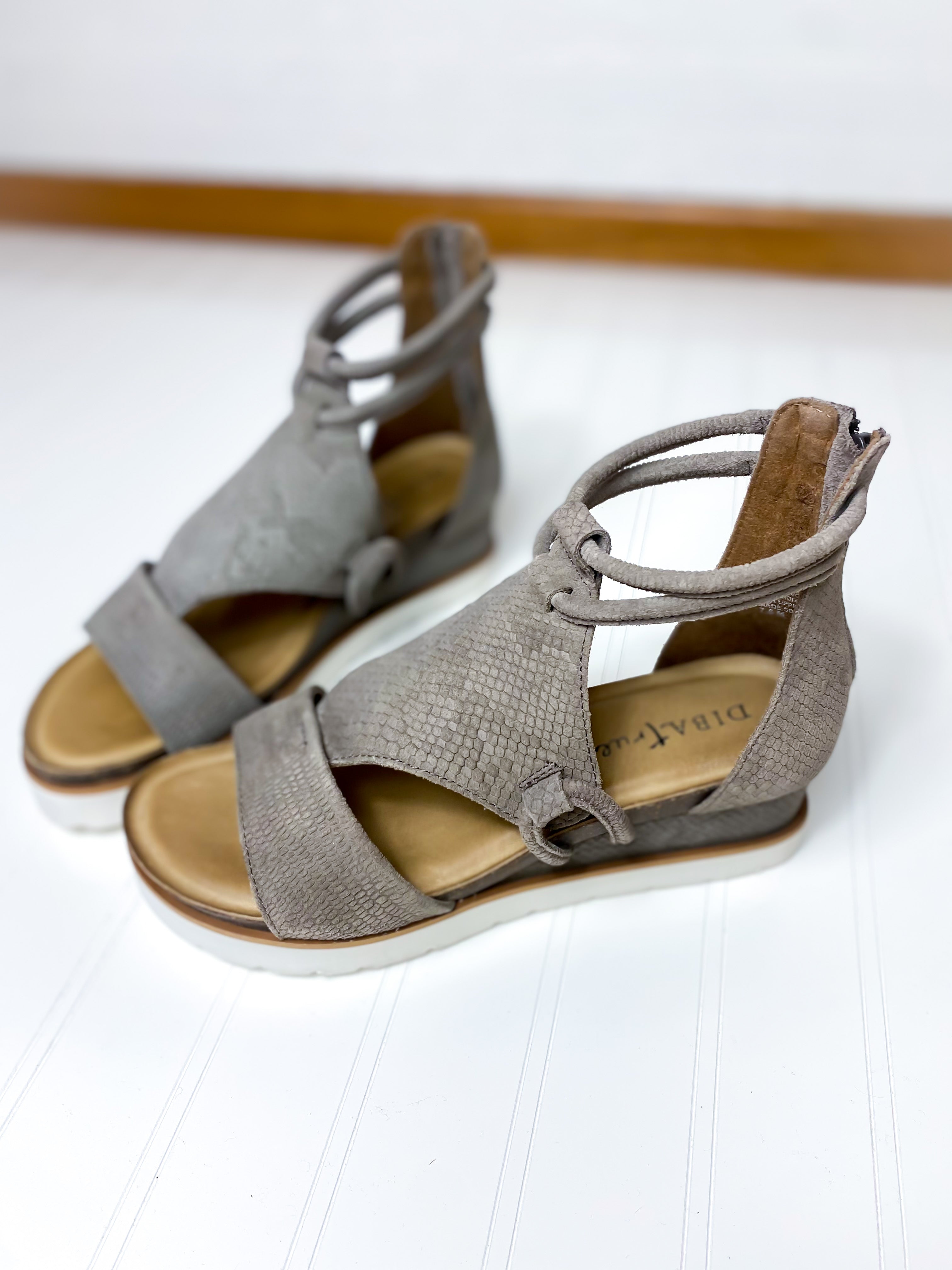 Clover Taupe Suede Wedge Sandal