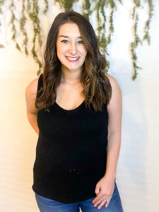 Black Sweater Tank