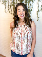 Load image into Gallery viewer, Mocha/Rose Tank Top
