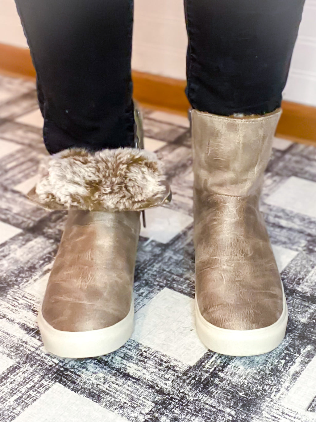 Plush Fur Bootie