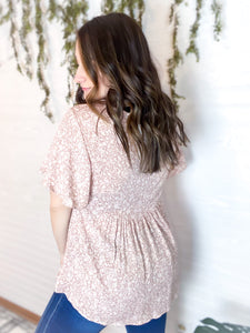 Rose Floral Top