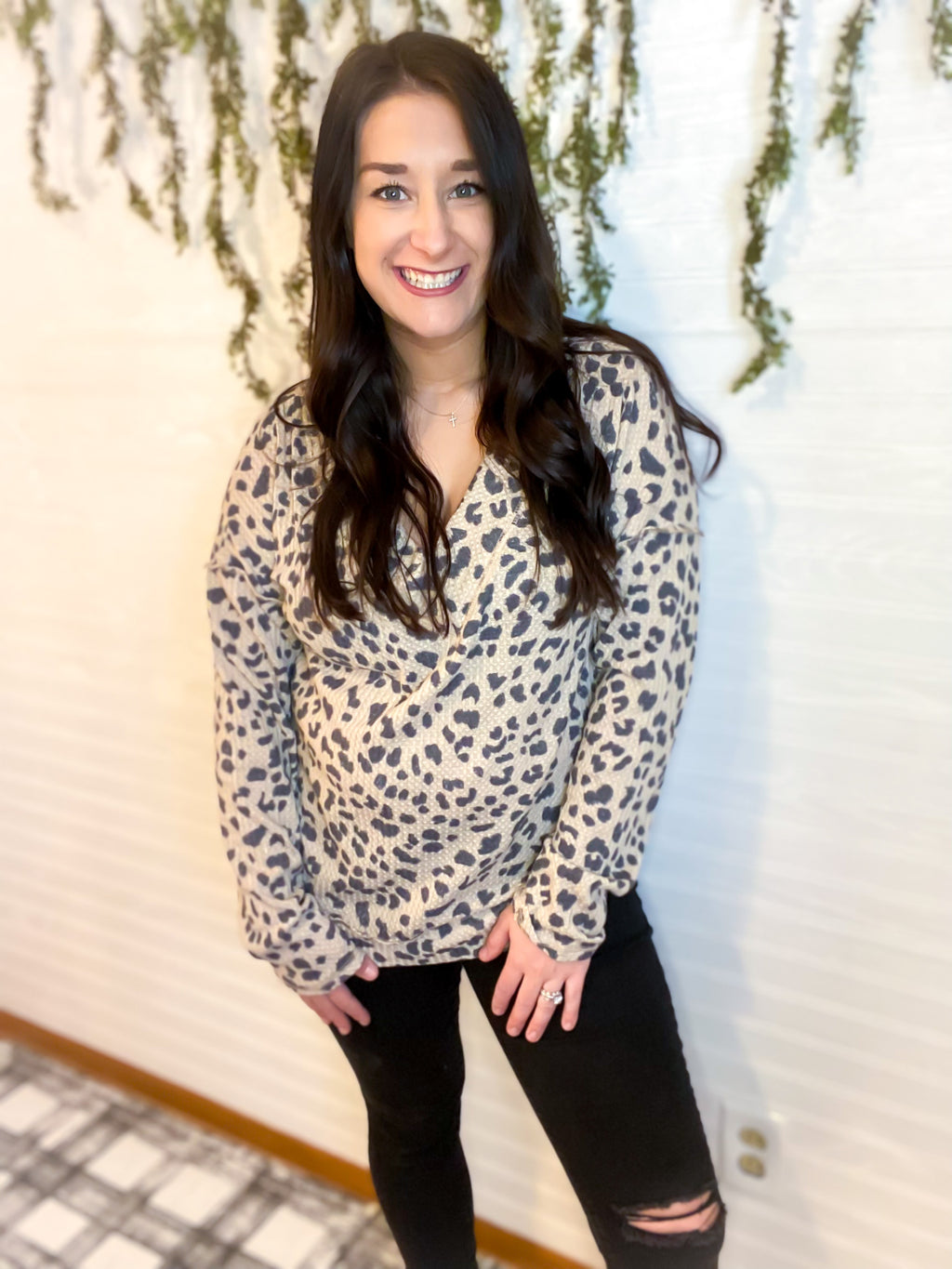 Cheetah Long Sleeve Top
